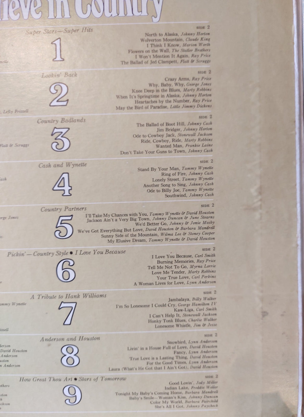 I Believe in Country Reader’s Digest 50 Original Performances Columbia LP