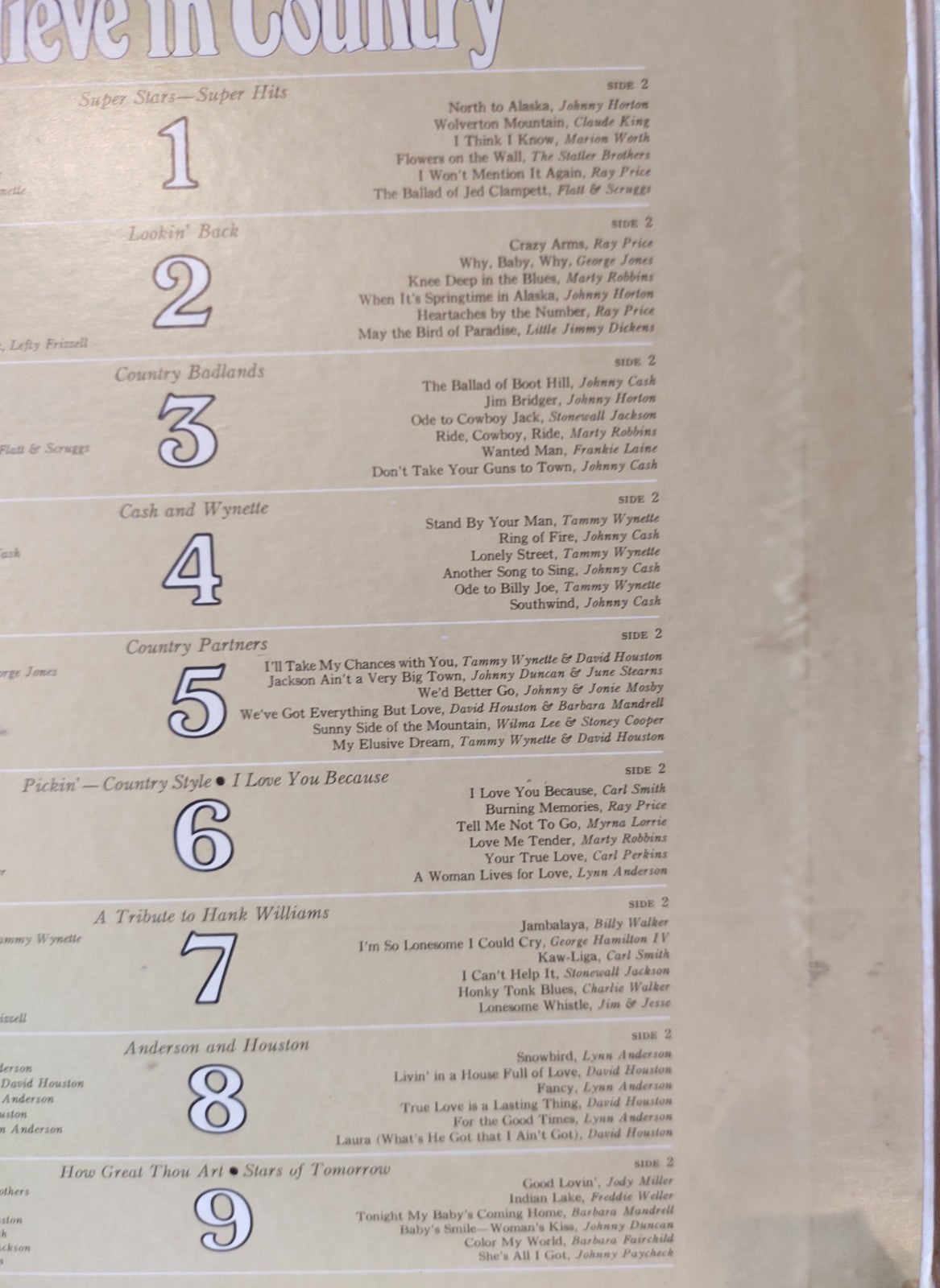 I Believe in Country Reader’s Digest 50 Original Performances Columbia LP