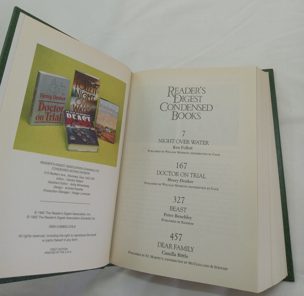 RD Sel Ed HC Vol 1 1992 | Vtg 1st Ed Leather Gilt NM Condensed Anthology