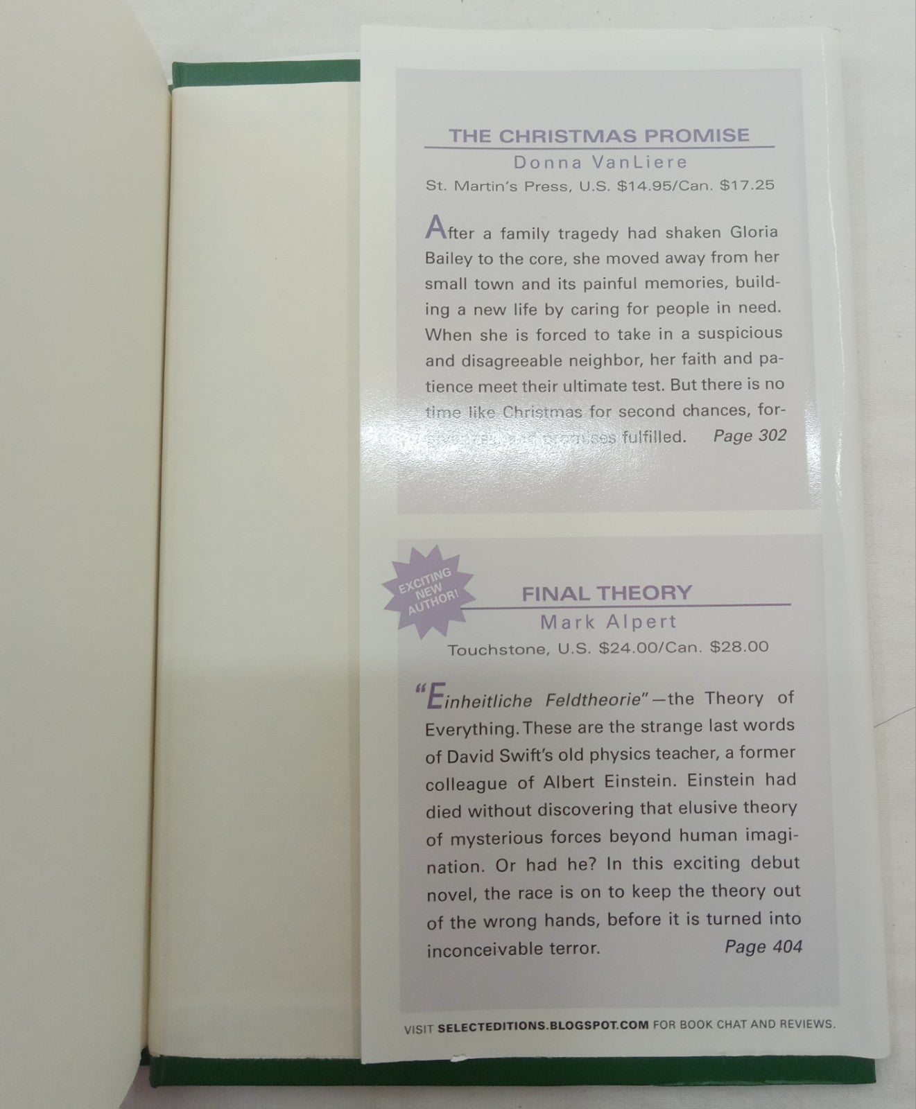 Readers Digest Condensed Books Vol 5 Select Ed 2008 HC w/ Dust Jacket - Near Min