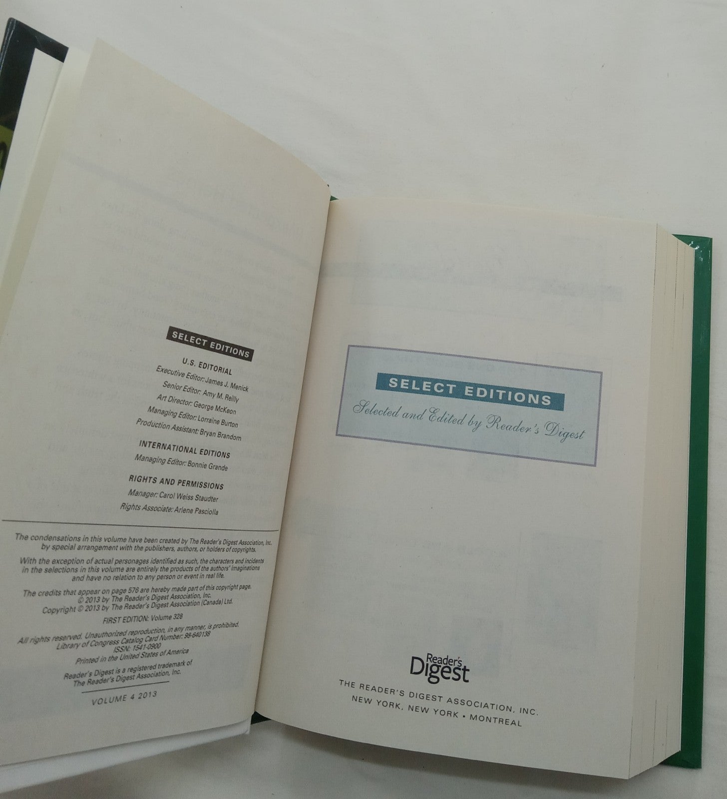 RD Sel Ed 1st Ed HC w/DJ Vol 4 2013 | Vtg NM Condensed Anthology Fiction Hits