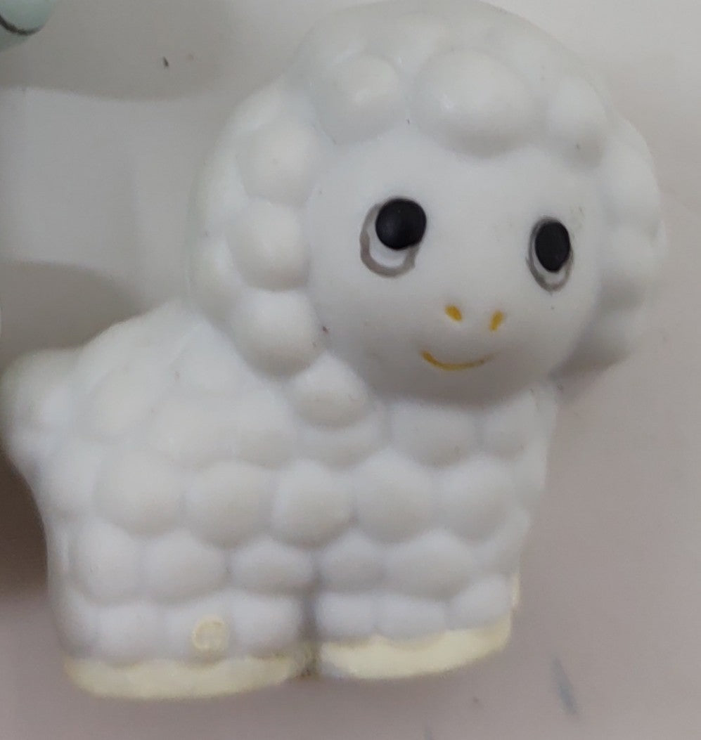 Lot of 9 Russ Berrie Bisque Mini Figurines Vintage Figurine Set Collectible