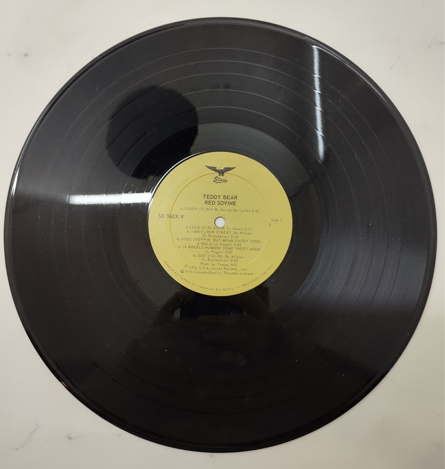 Red Sovine – Teddy Bear (1976) Vinyl LP Starday SD-968X Classic Country