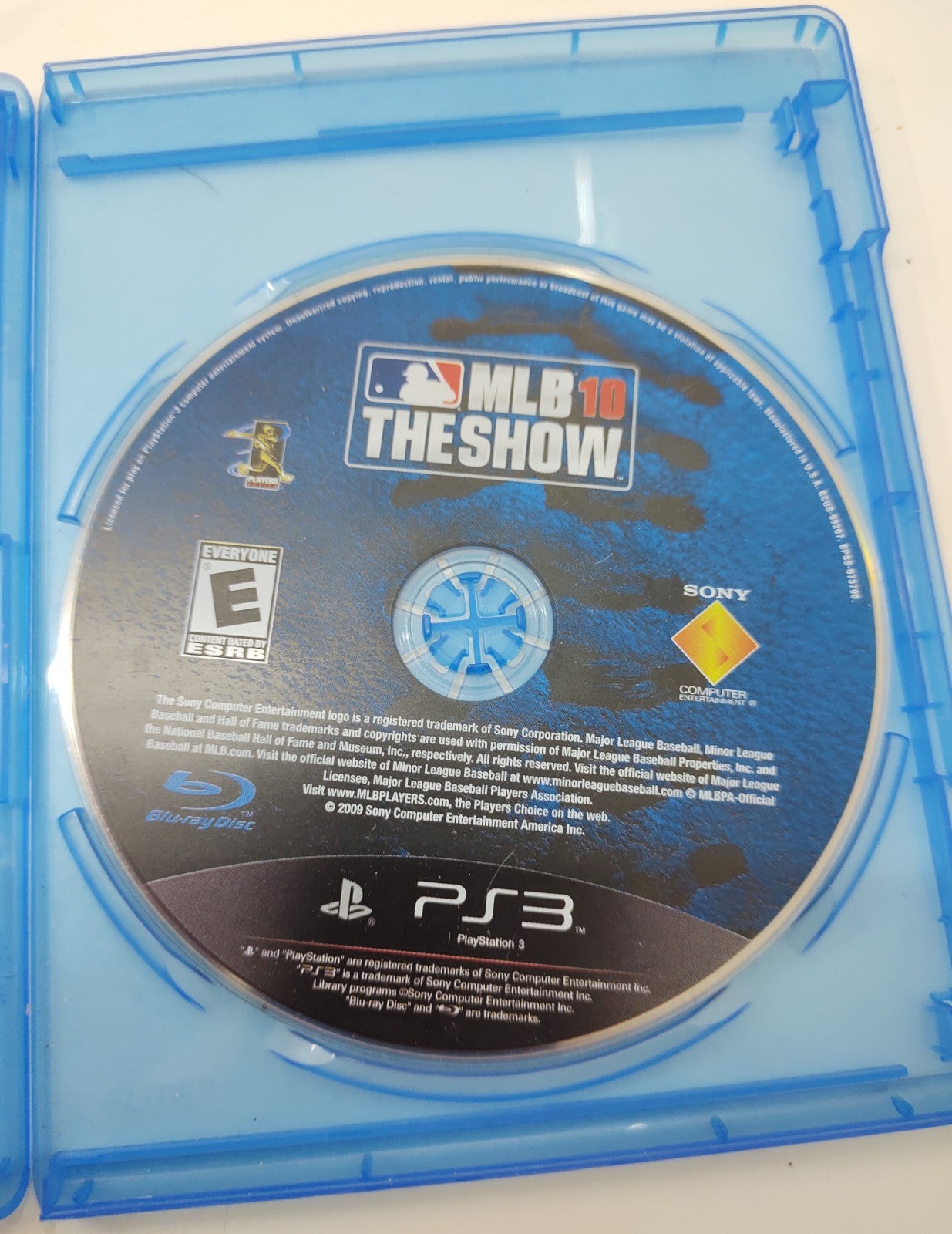 MLB 10 The Show (Sony PlayStation 3, 2010) PS3 Baseball Video Game