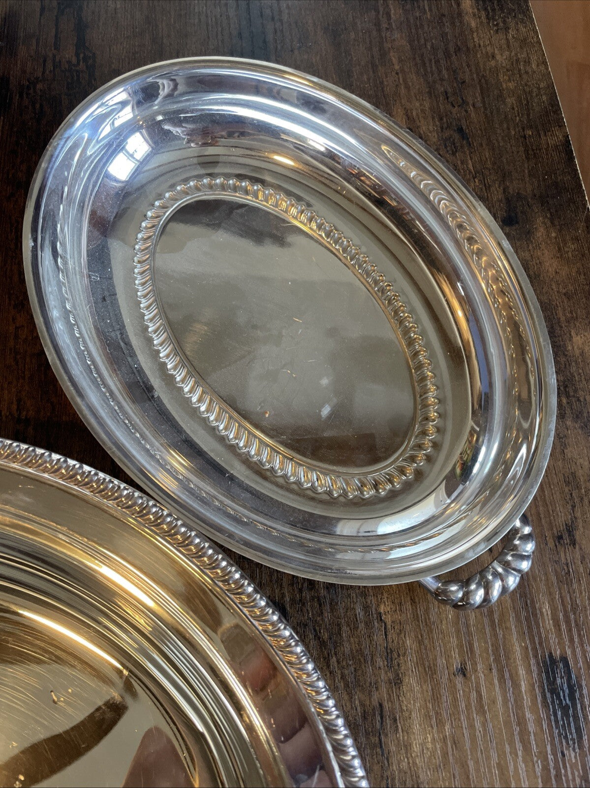 Wm. A. Rogers S.P. Brass Lead MTS 141 with Lid – Vintage Collectible