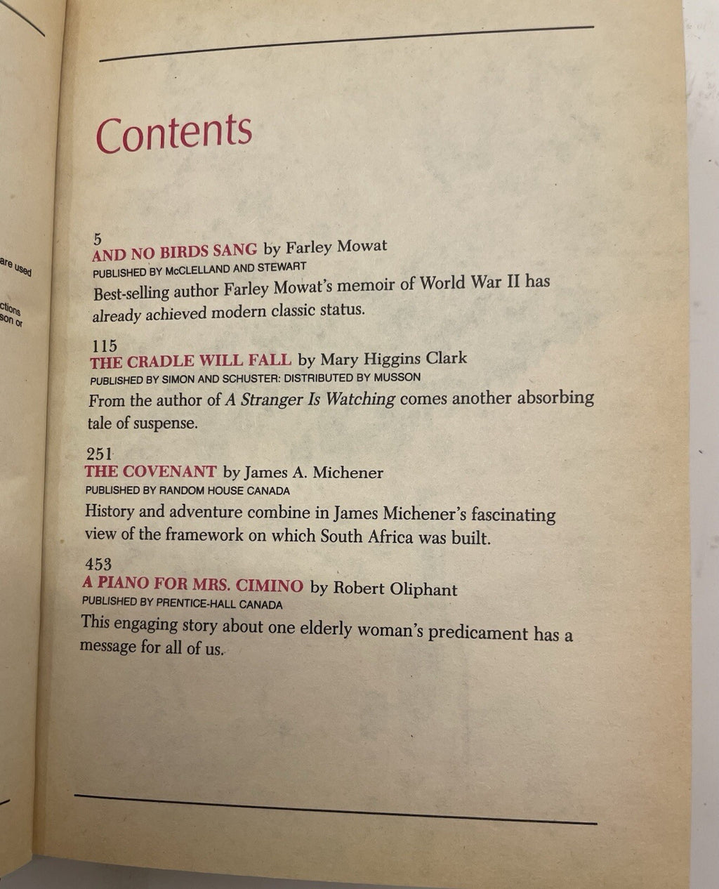 Reader’s Digest Condensed Books 150th Ed 1981 Leather Bound w/ Gilt Edges - NM