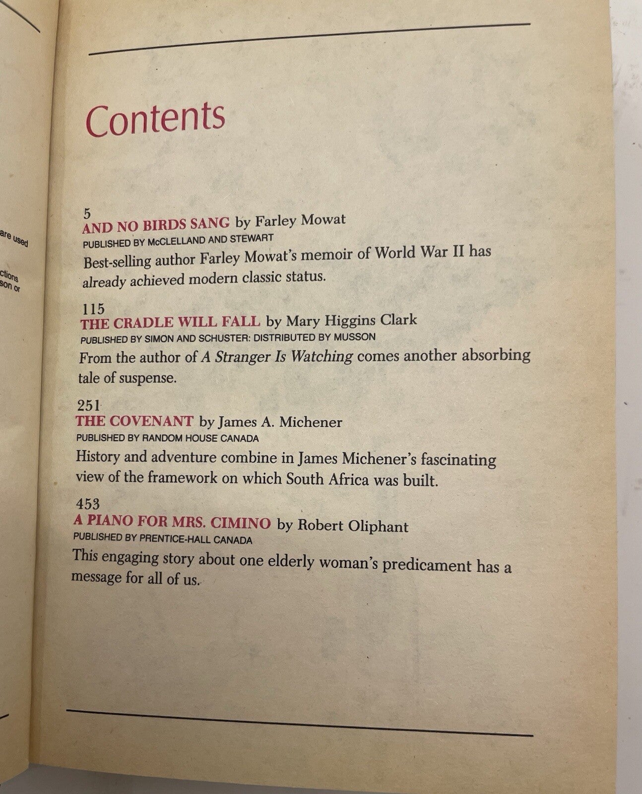 Reader’s Digest Condensed Books 150th Ed 1981 Leather Bound w/ Gilt Edges - NM