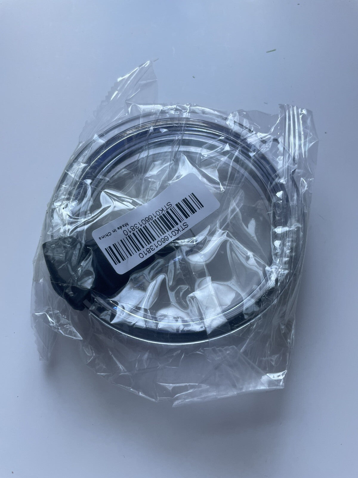 Tumbler Flip Top Lid with Sealing Ring – Clear Spill‑Proof Drinkware Cover