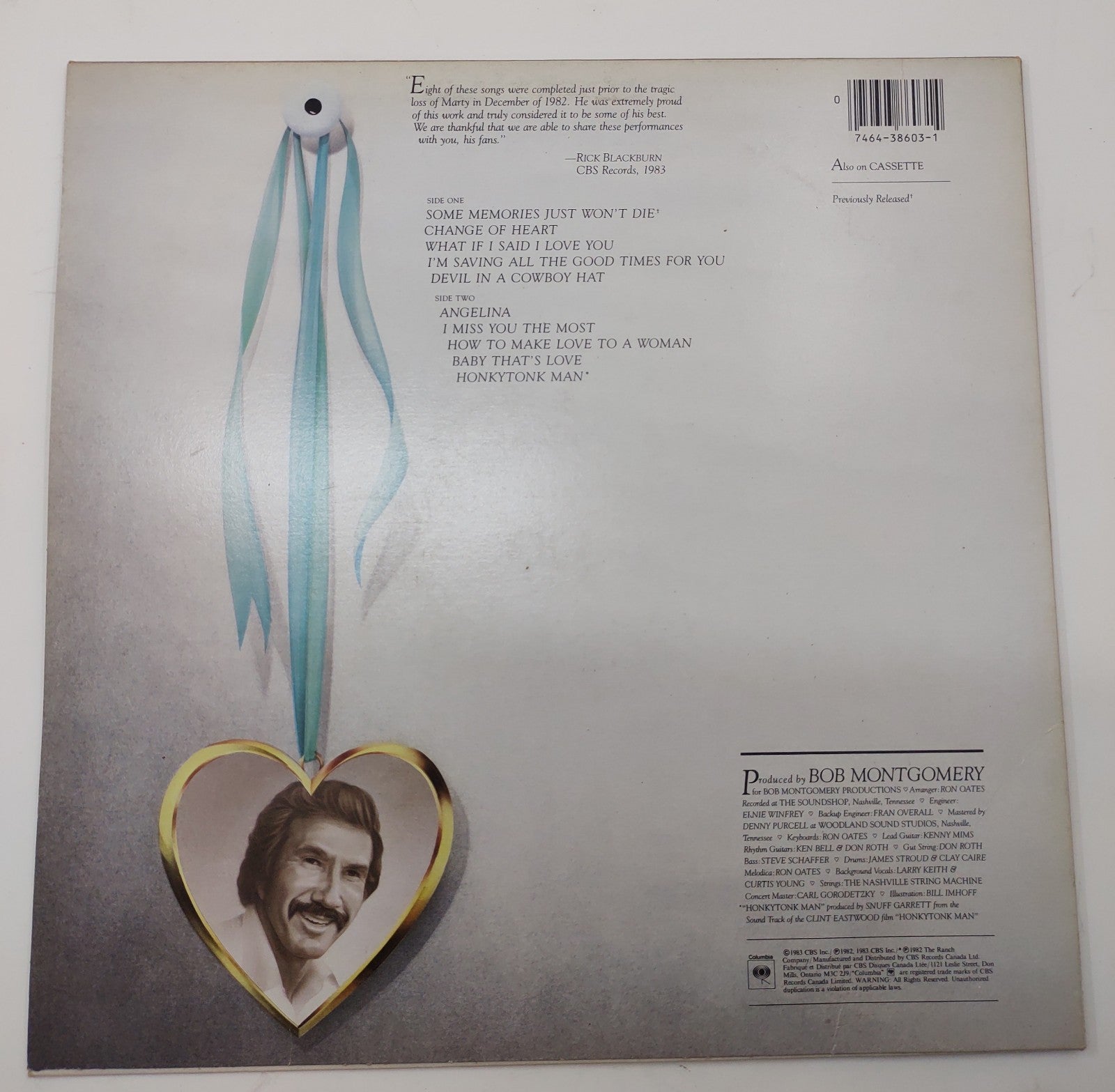 Marty Robbins – Some Memories Just Won’t Die Vinyl LP Columbia Country