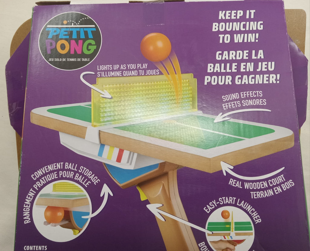 Tiny Pong Hasbro Miniature Ping Pong – Electronic Table Tennis Game Toy