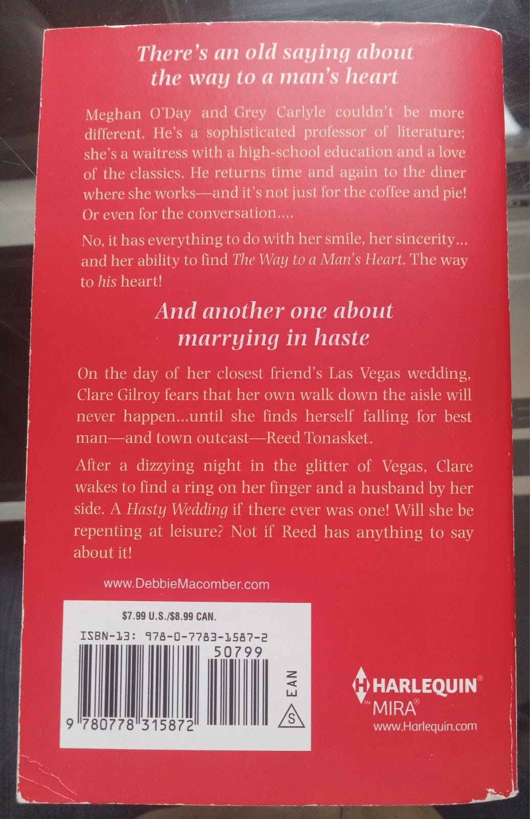 A Man's Heart by Debbie Macomber – Paperback VG