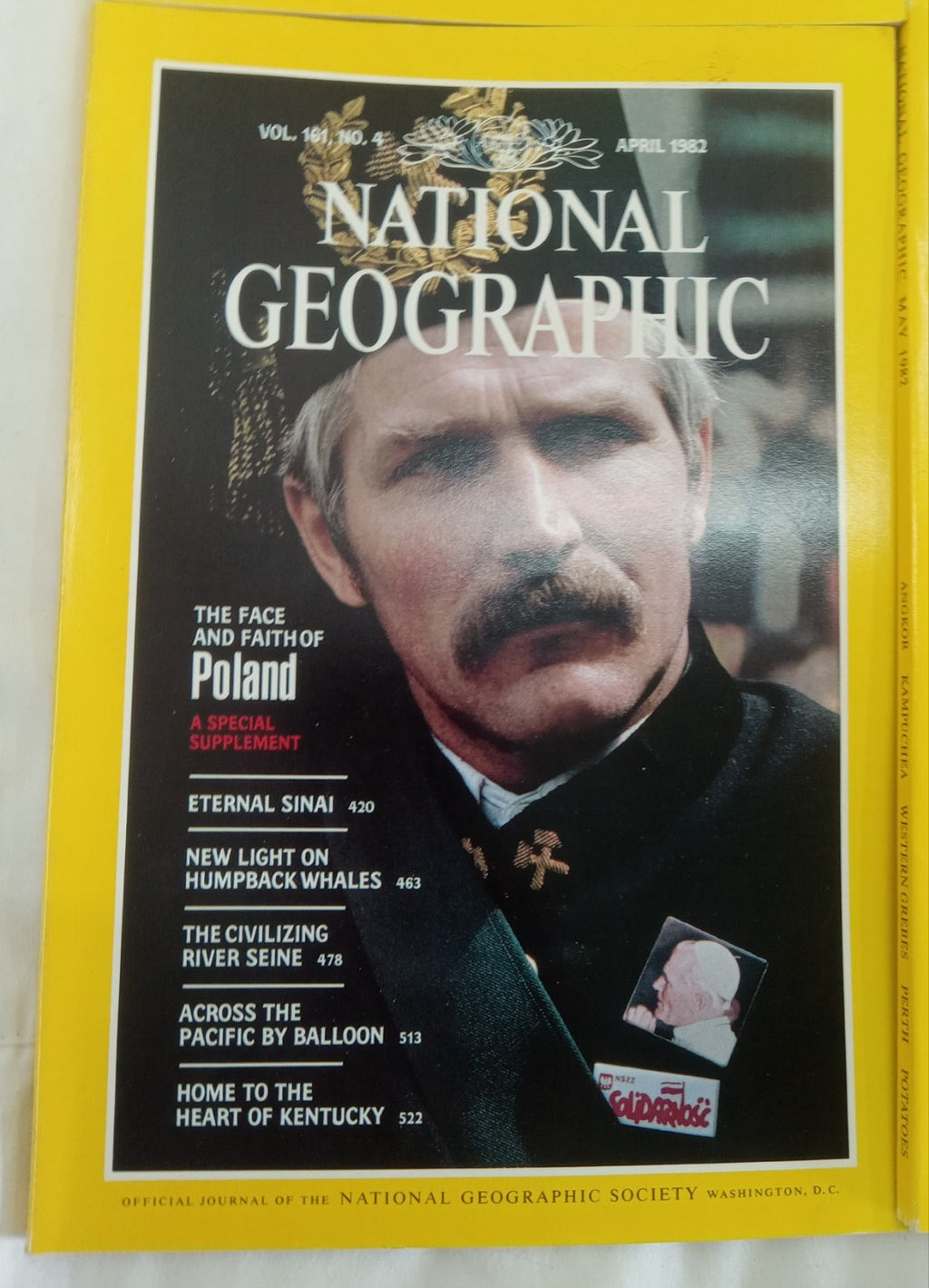 National Geographic Jan–June 1982 | VG+ Vintage Set | 6 Issues + Slipcase
