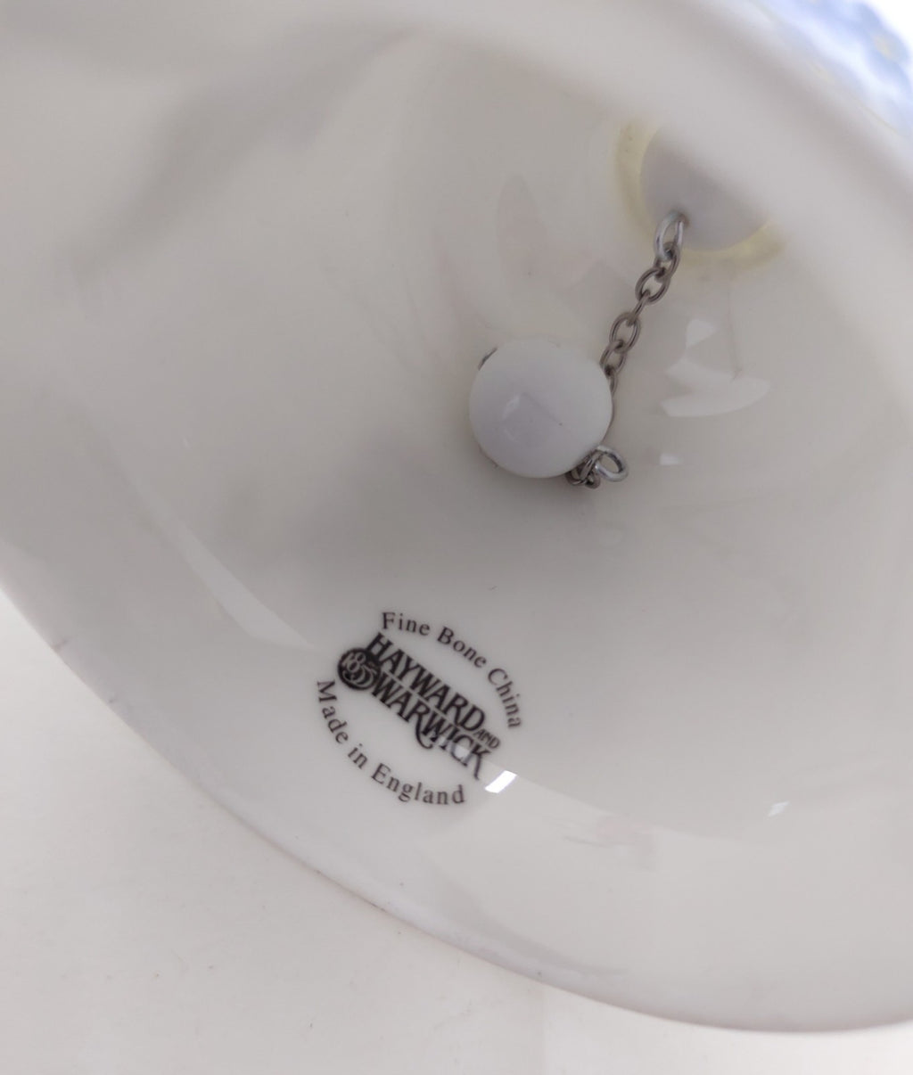 Hayward Warwick Fine Bone China Bell, England 25th Anniversary