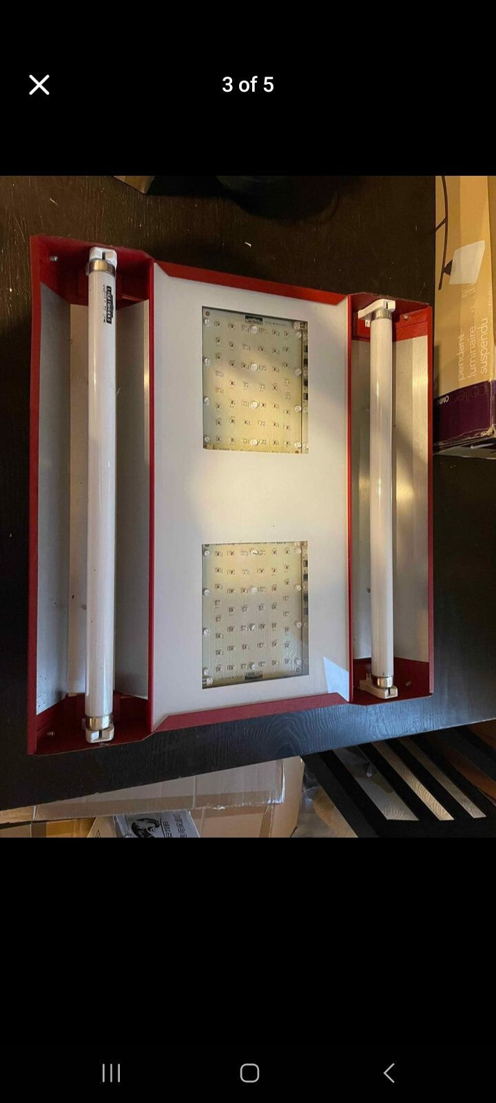 SolarStorm 440 LED Grow Light with UVB Bulbs – Power‑Efficient Indoor Gardening