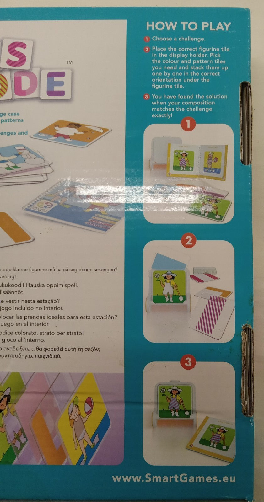 Dress Code Smart Games Puzzle Game – Fashion Matching Toy for Educational Fun