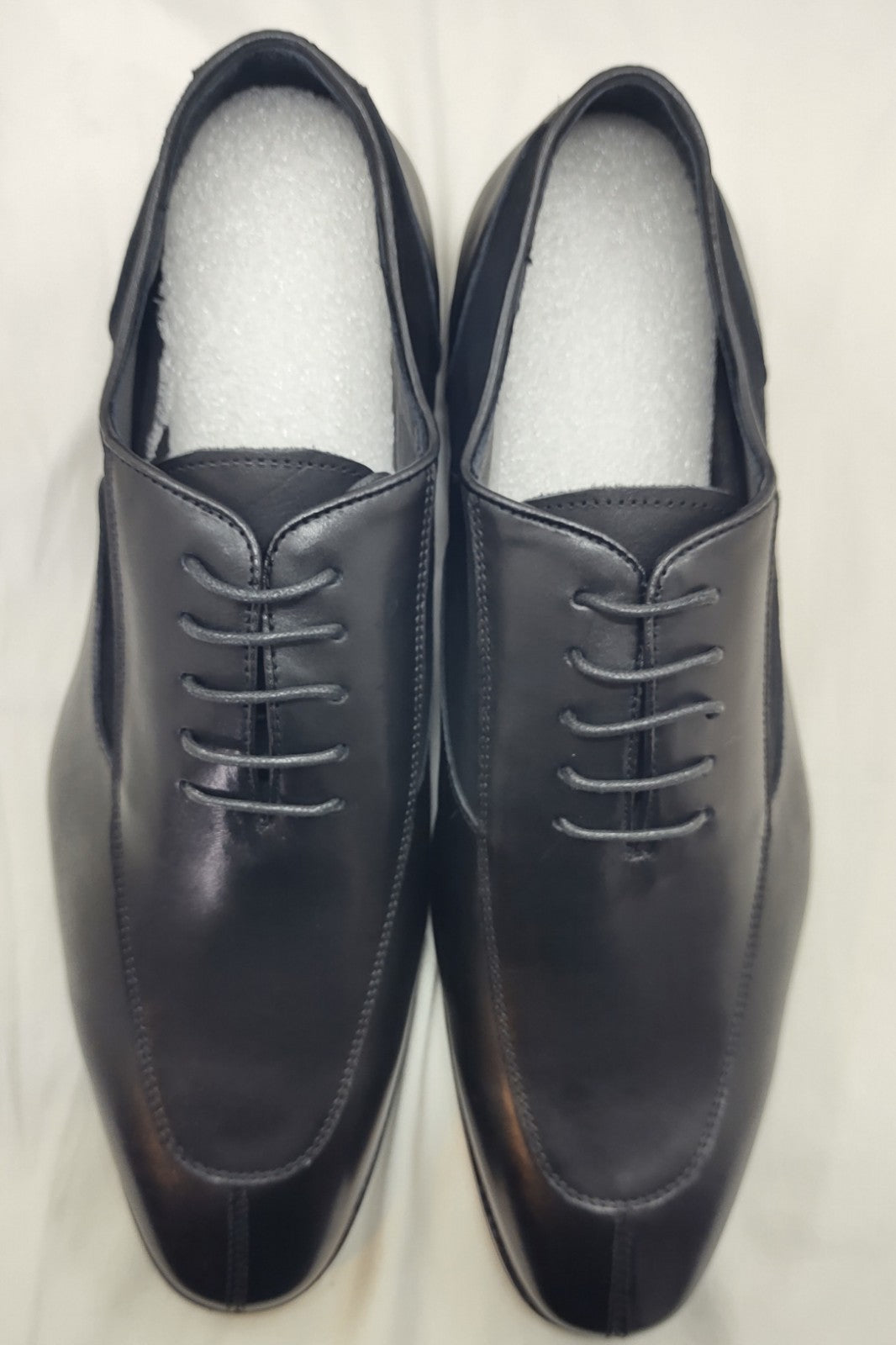 Snover Men’s Black Leather Oxford Dress Shoes Size 13 Lace-Up Formal NWT