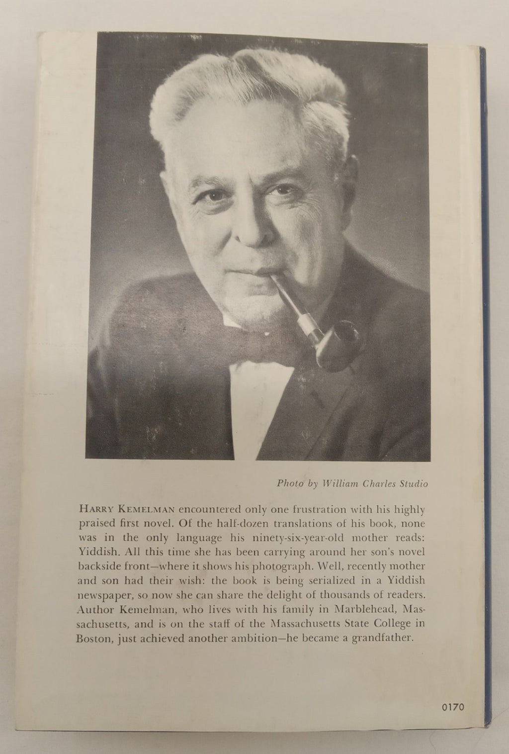 Saturday the Rabbi Went Hungry – VG+ Vintage Mystery Hardcover Book