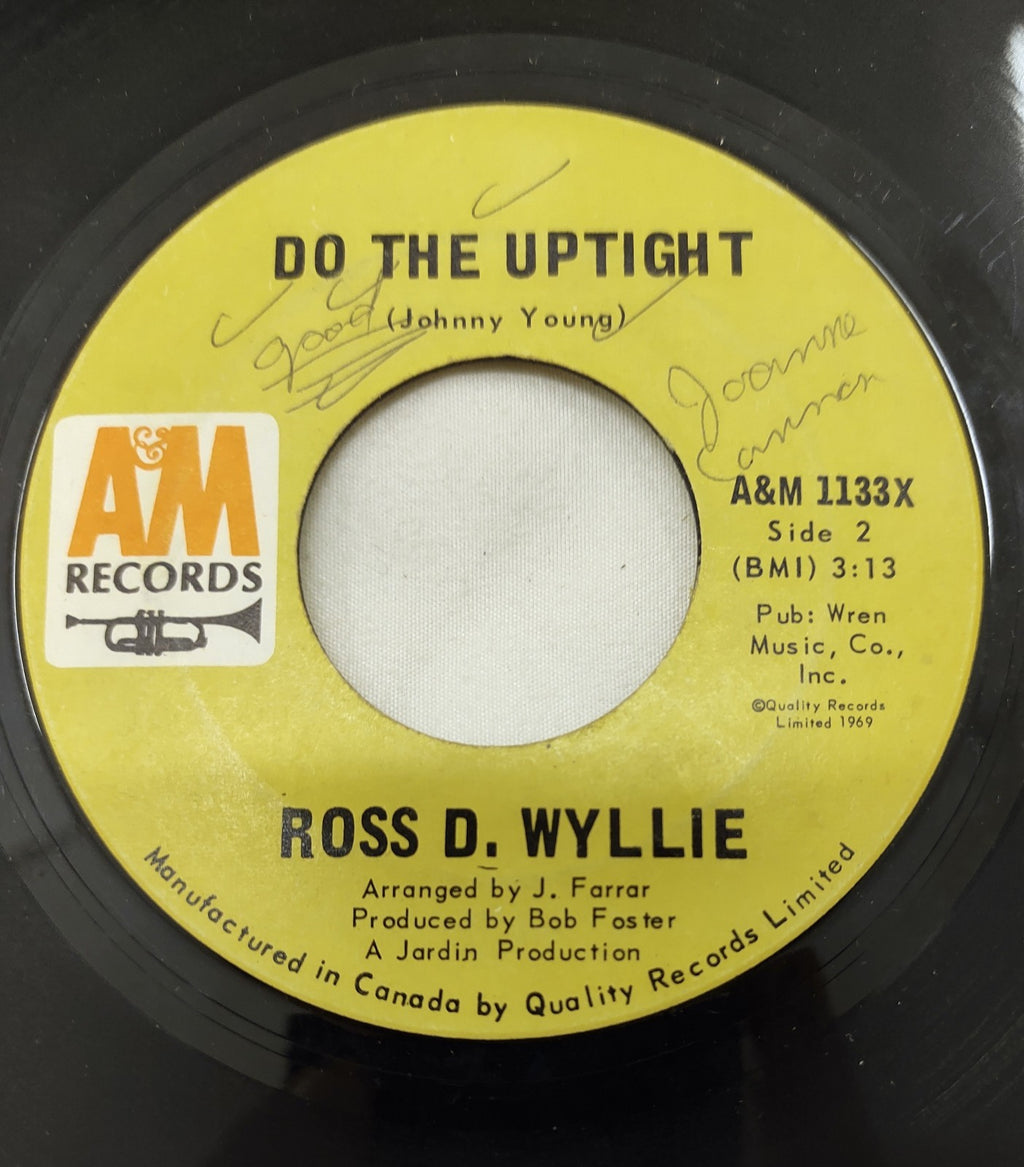 Ross D. Wyllie – Here Comes The Star 7” A&M 1133X Canada 1969
