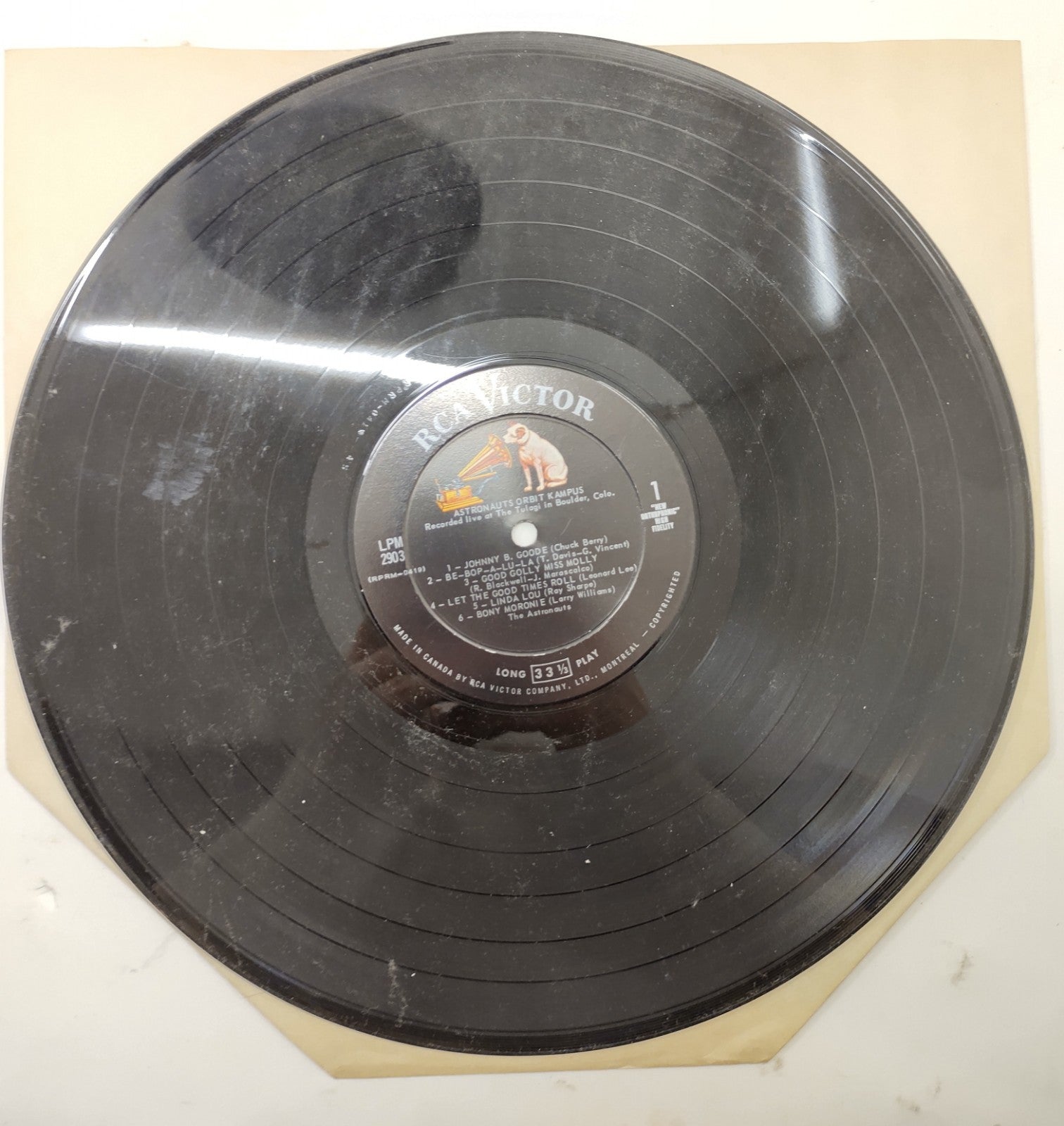 The Astronauts Orbit Kampus LP, RCA Victor, Surf Rock