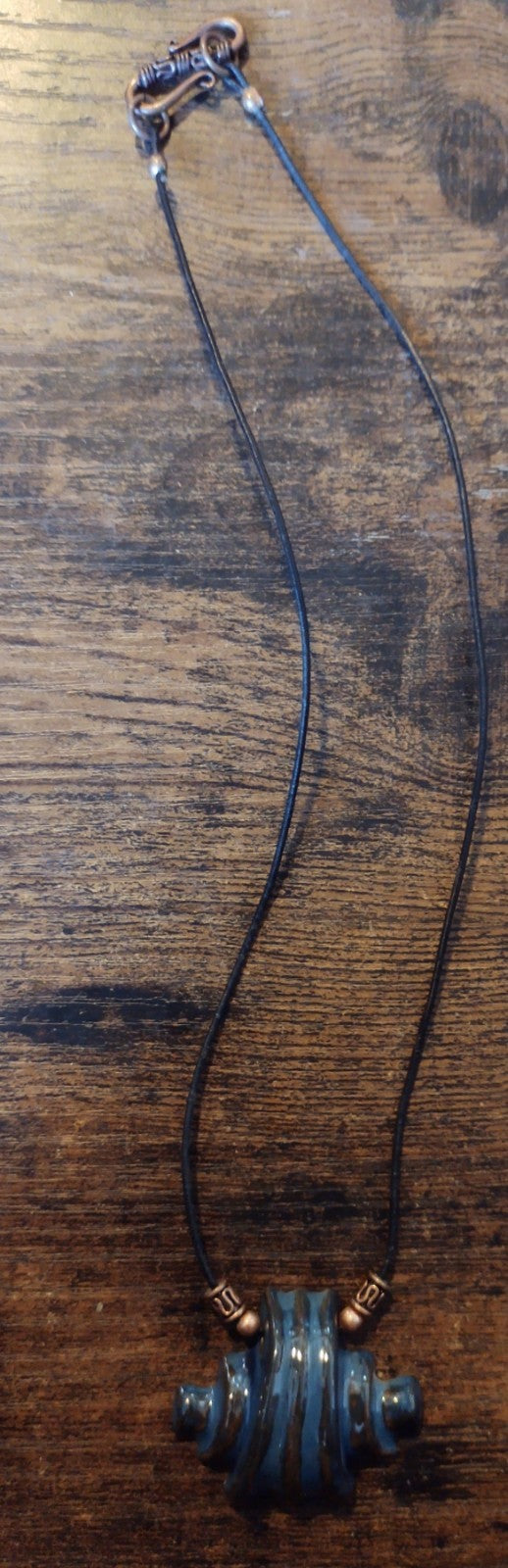 Artisan Necklace POTTERY NECKLACE MEASURES 17.5"