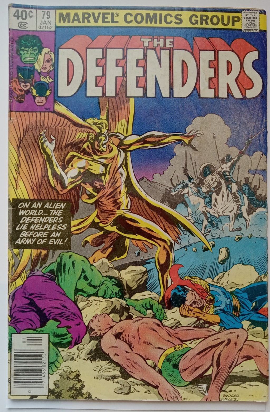 Defenders #79 (1980) Mandrill, Wasp, Yellowjacket, Herb Trimpe Bagged/Boarded