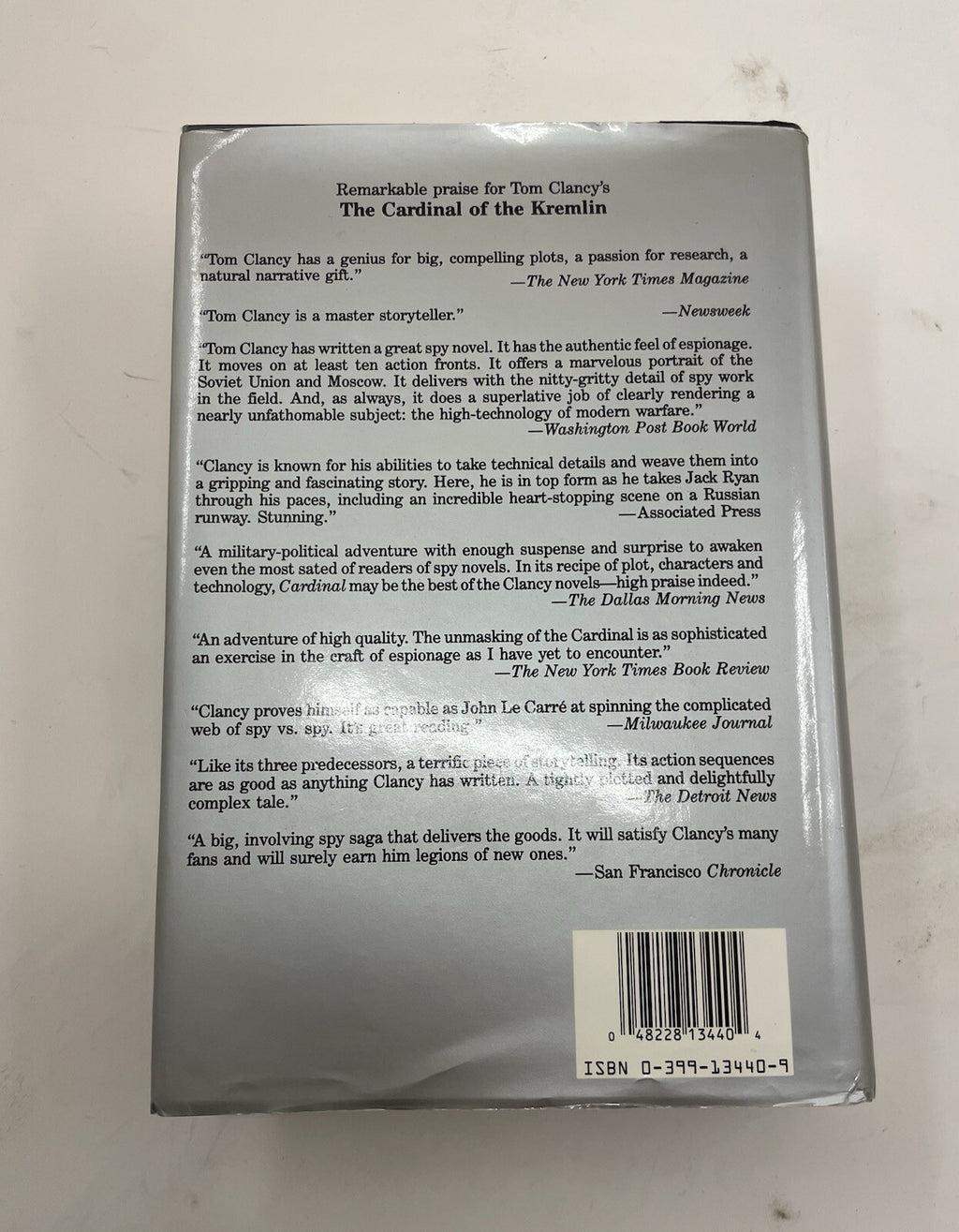 Fear & Present Danger by Tom Clancy – G+ Political Tech Thriller Book