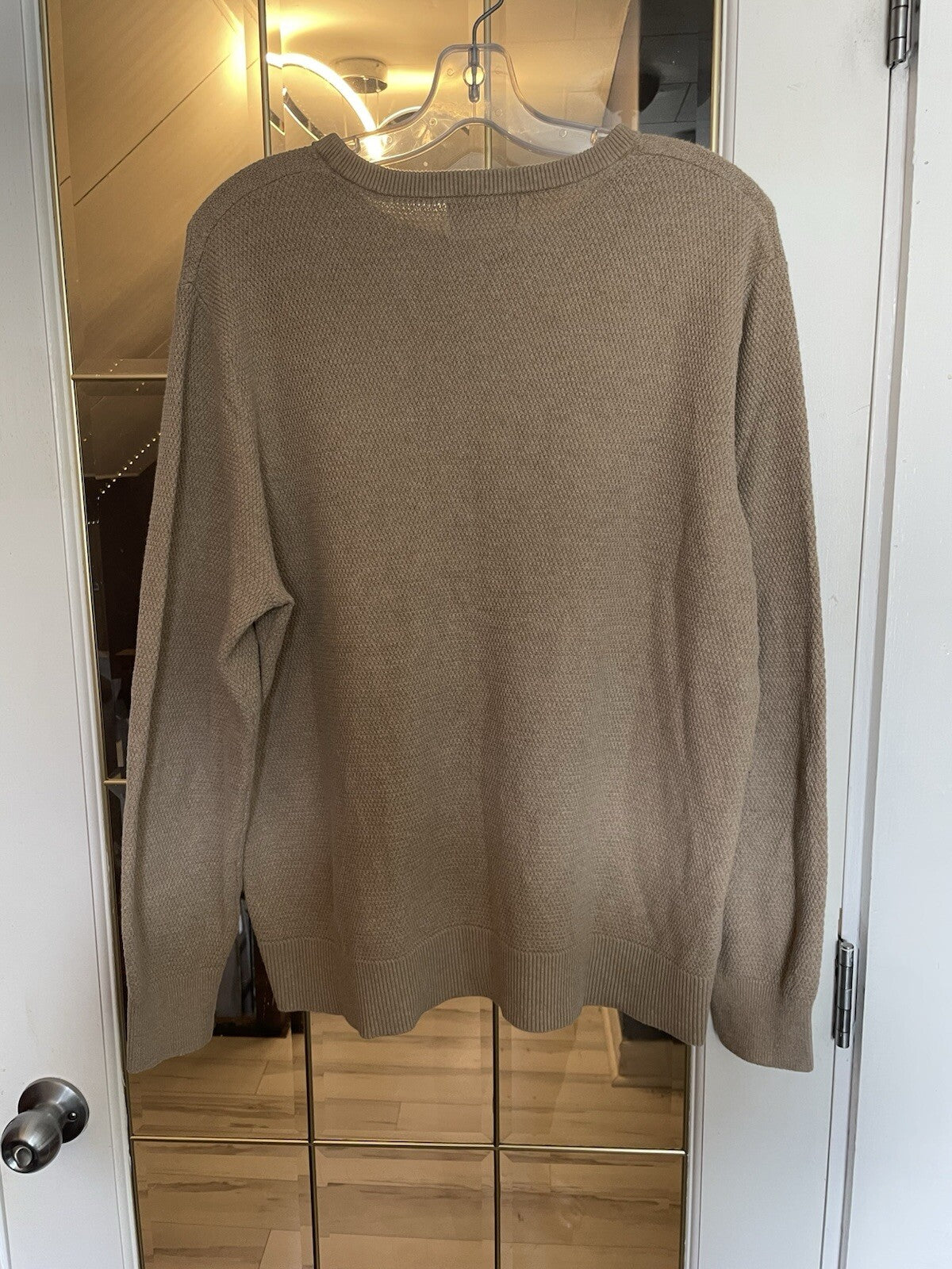 Goodfellow & Co Tan Knit Sweater Men's Size Large Casual Crew Neck Top