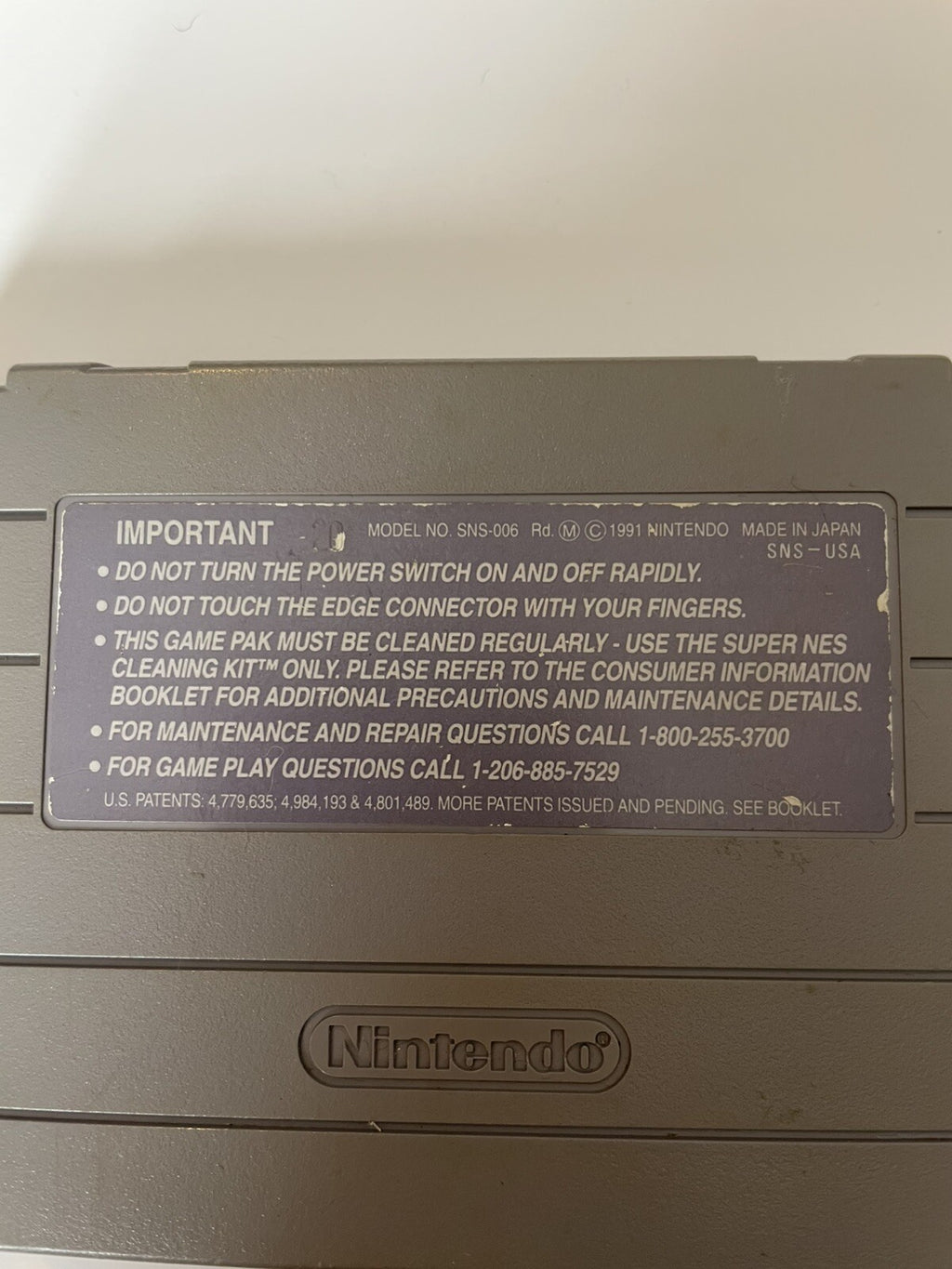 Super Mario World SNES Cartridge (1991) – Authentic Game Cartridge No Box