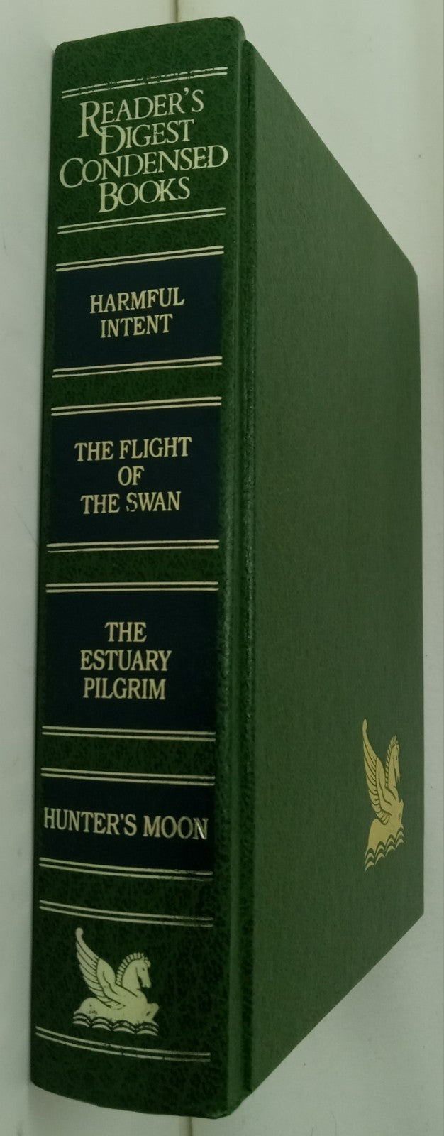 1990 Reader's Digest Condensed 1st Ed HC Leather Gilt Vtg NM Anthology