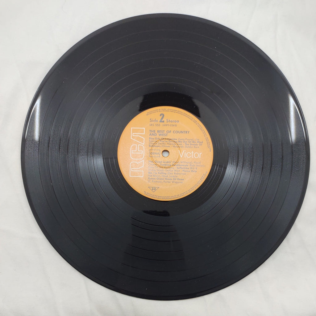 Best of Country and West LP Various Artists Vintage RCA Victor SRS-555 Vinyl
