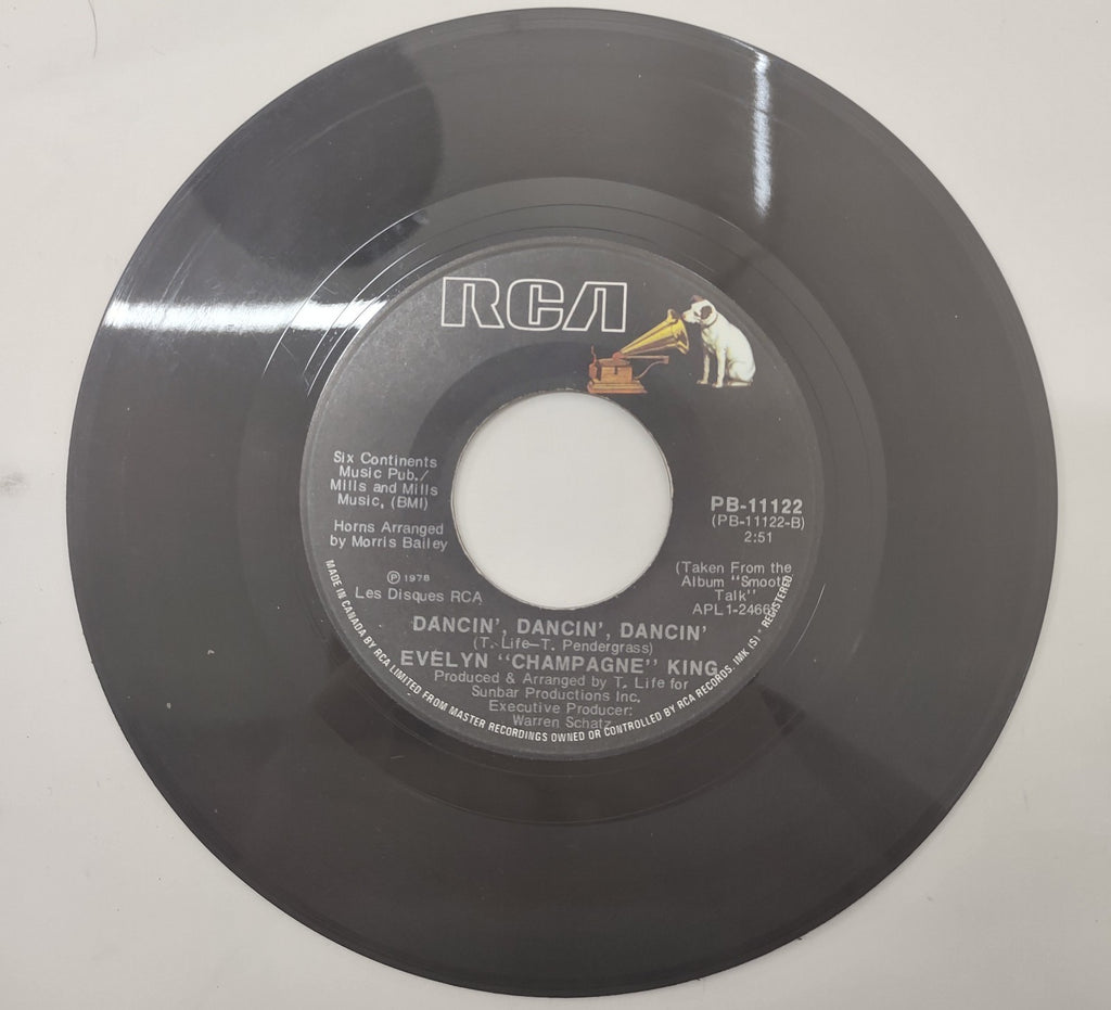 Evelyn Champagne King Shame / Dancin’ 7" 45 RPM Vinyl Record 1978 RCA Victor