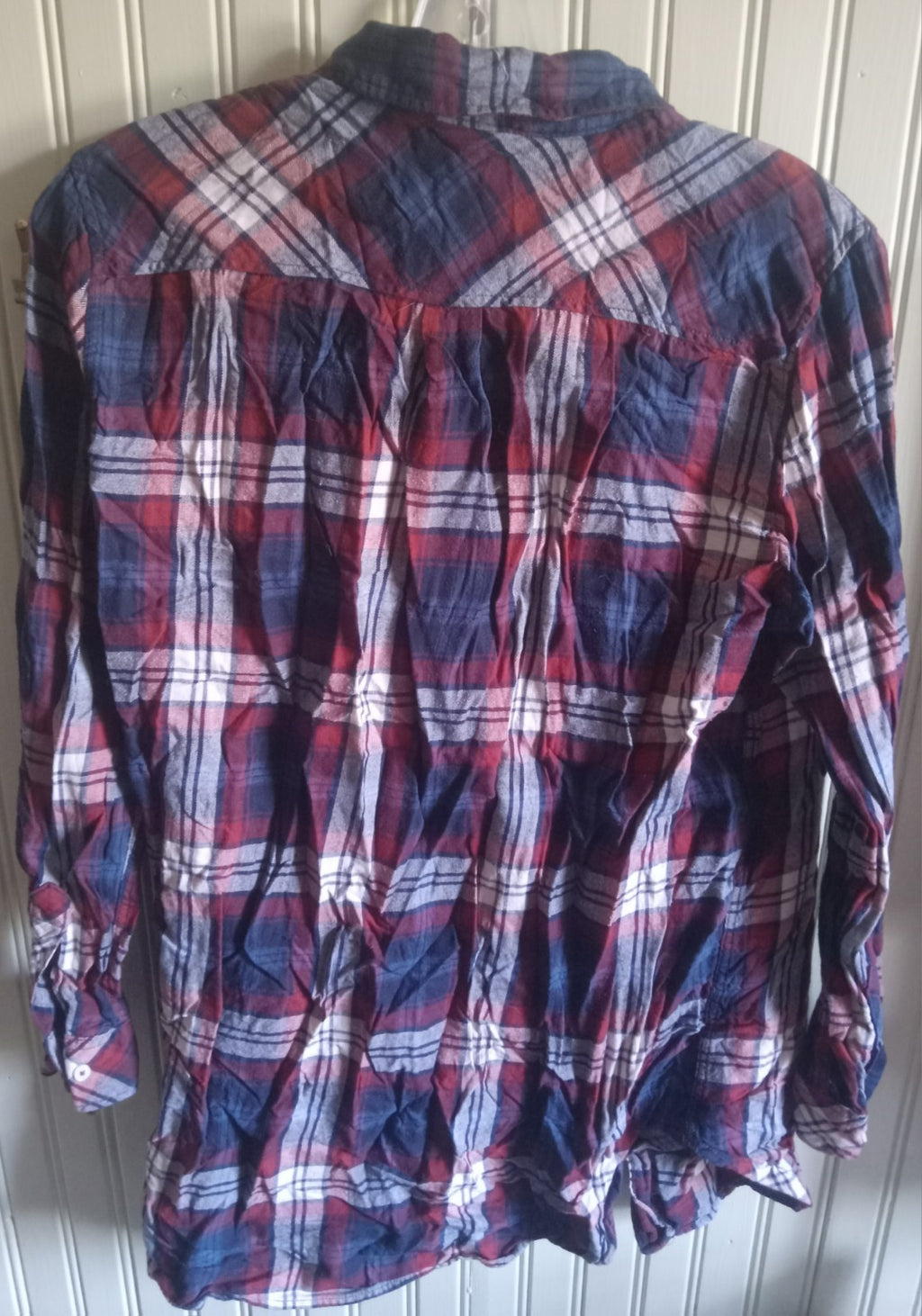 L.O.G.G. by H&M Men's Plaid Flannel Shirt – Size Medium, Long Sleeve