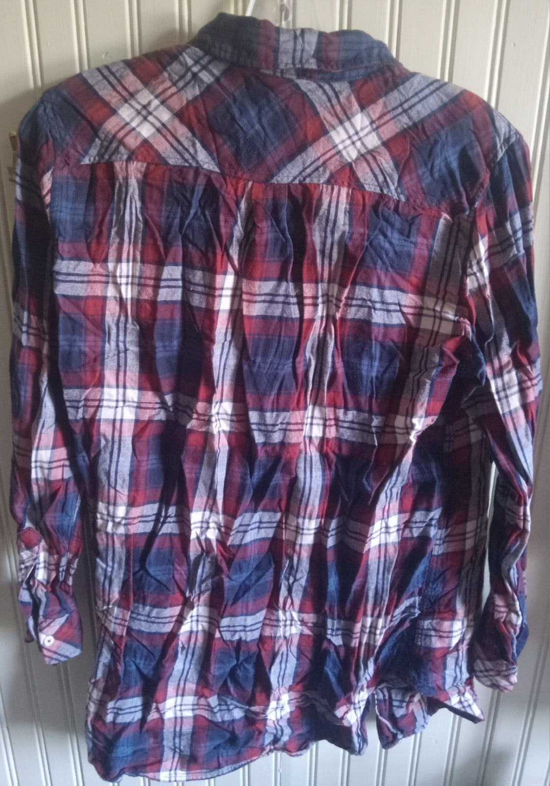 L.O.G.G. by H&M Men's Plaid Flannel Shirt – Size Medium, Long Sleeve
