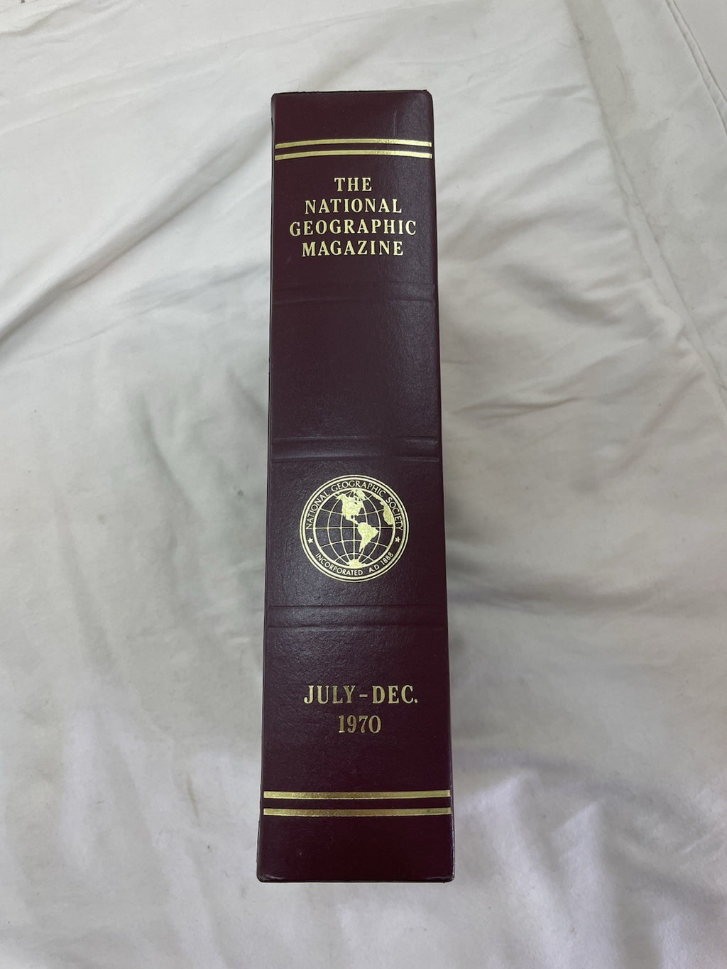 Nat Geo Mag Lot Jul–Dec 1970 Slipcvr Vtg Set Travel World Decor Collect