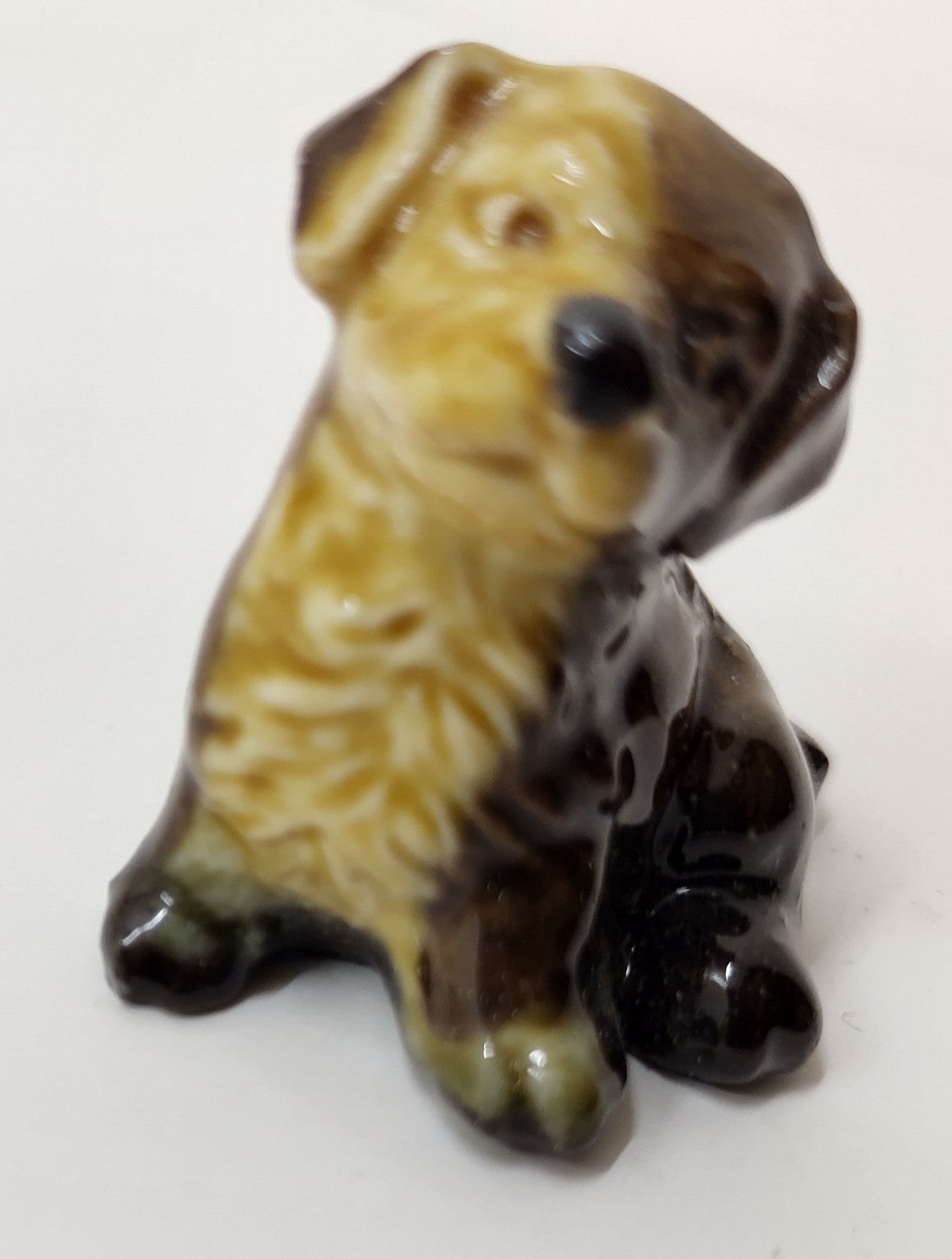 Wade Whimsies Dog Mini Figurine England Vintage Wade Ceramic Animal