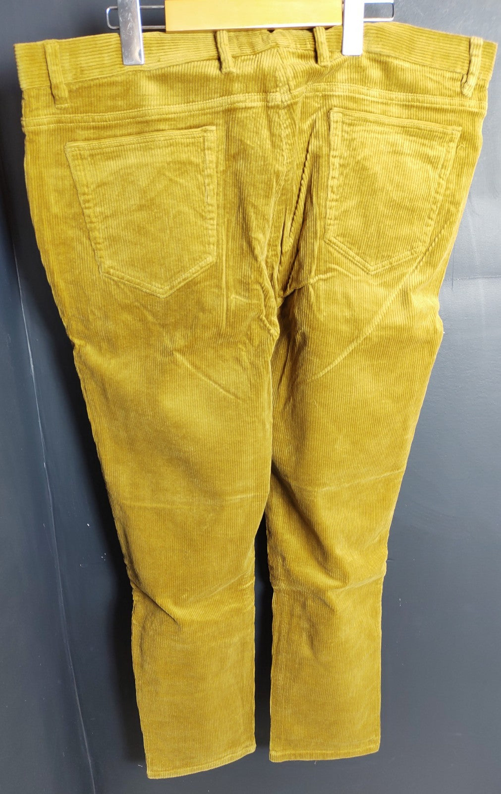 Snover Men’s Tan Corduroy Chino Pants Straight Leg Stretch Casual NWT