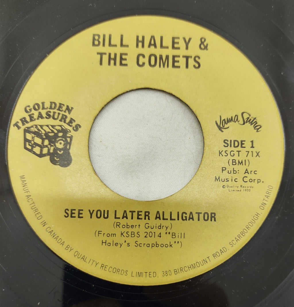 Bill Haley & His Comets – See You Later Alligator 7” Golden Treasures KSGT 71X