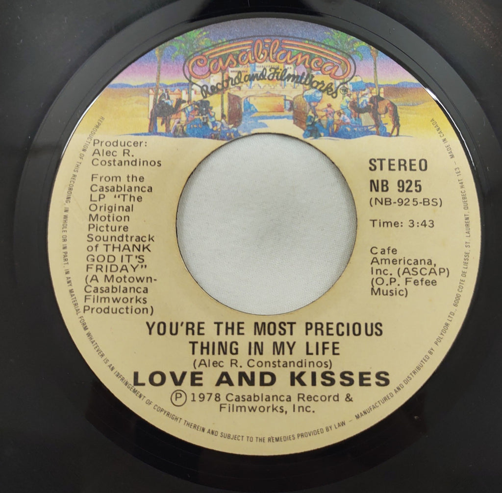 Love and Kisses – You’re the Most Precious Thing 7” Casablanca NB 925