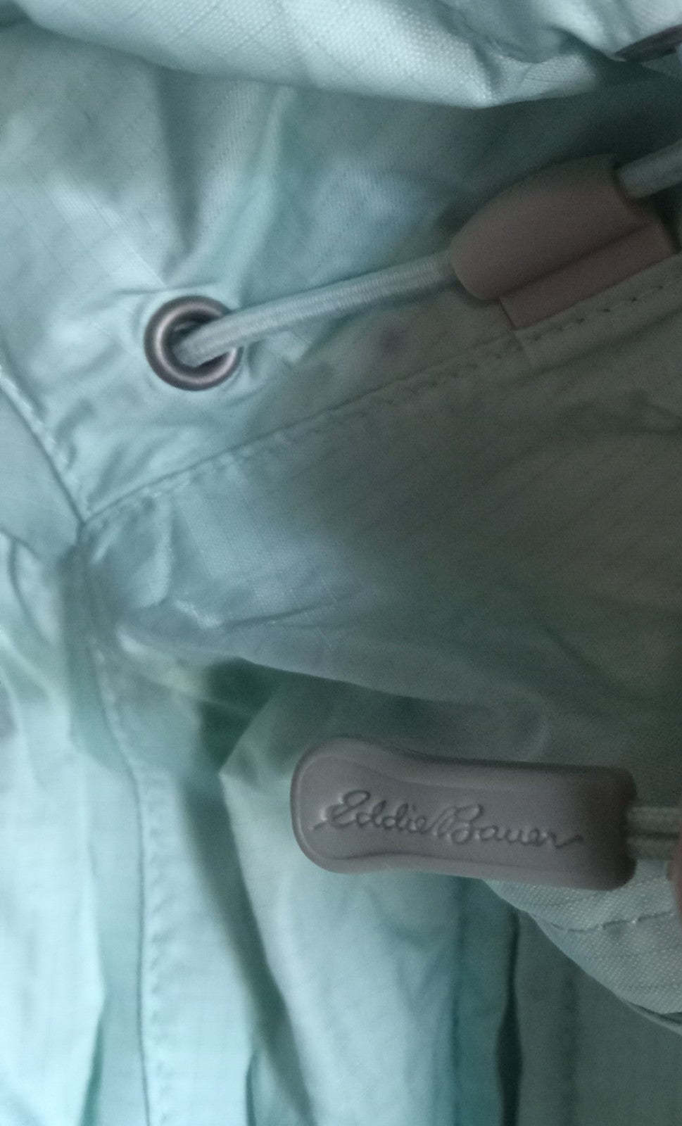 Eddie Bauer Women's Teal Zip-Up Jacket – Size Large, Fleece Lined