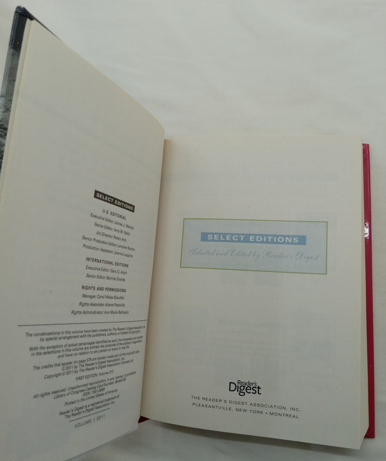 RD Sel Ed 1st Ed HC w/DJ Vol 1 2011 | Vtg NM Condensed Anthology Bestseller Hits