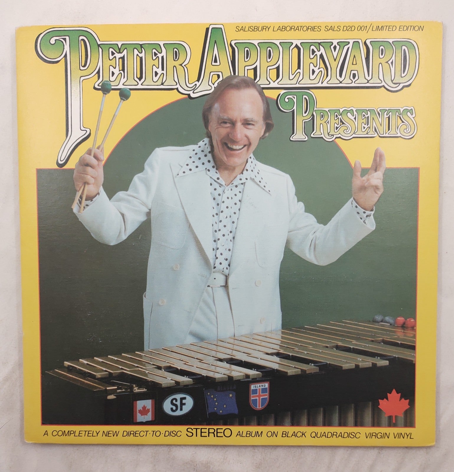 Peter Appleyard – Presents LP Direct-to-Disc SALS-001 Audiophile