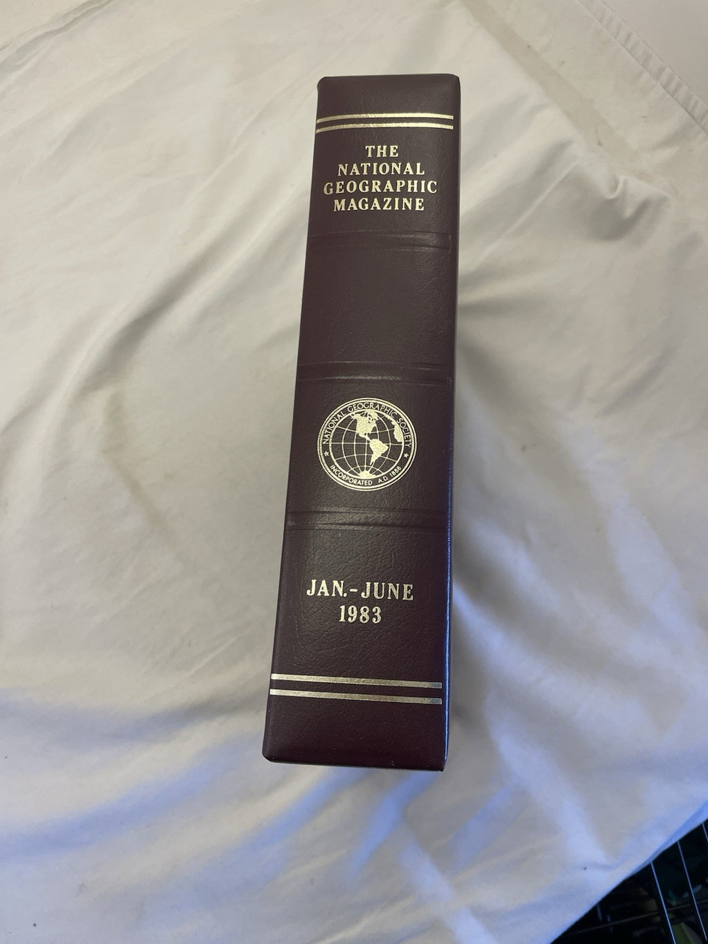 National Geographic Magazines Jan-June 1983 Slipcover - Vintage Collectible Set