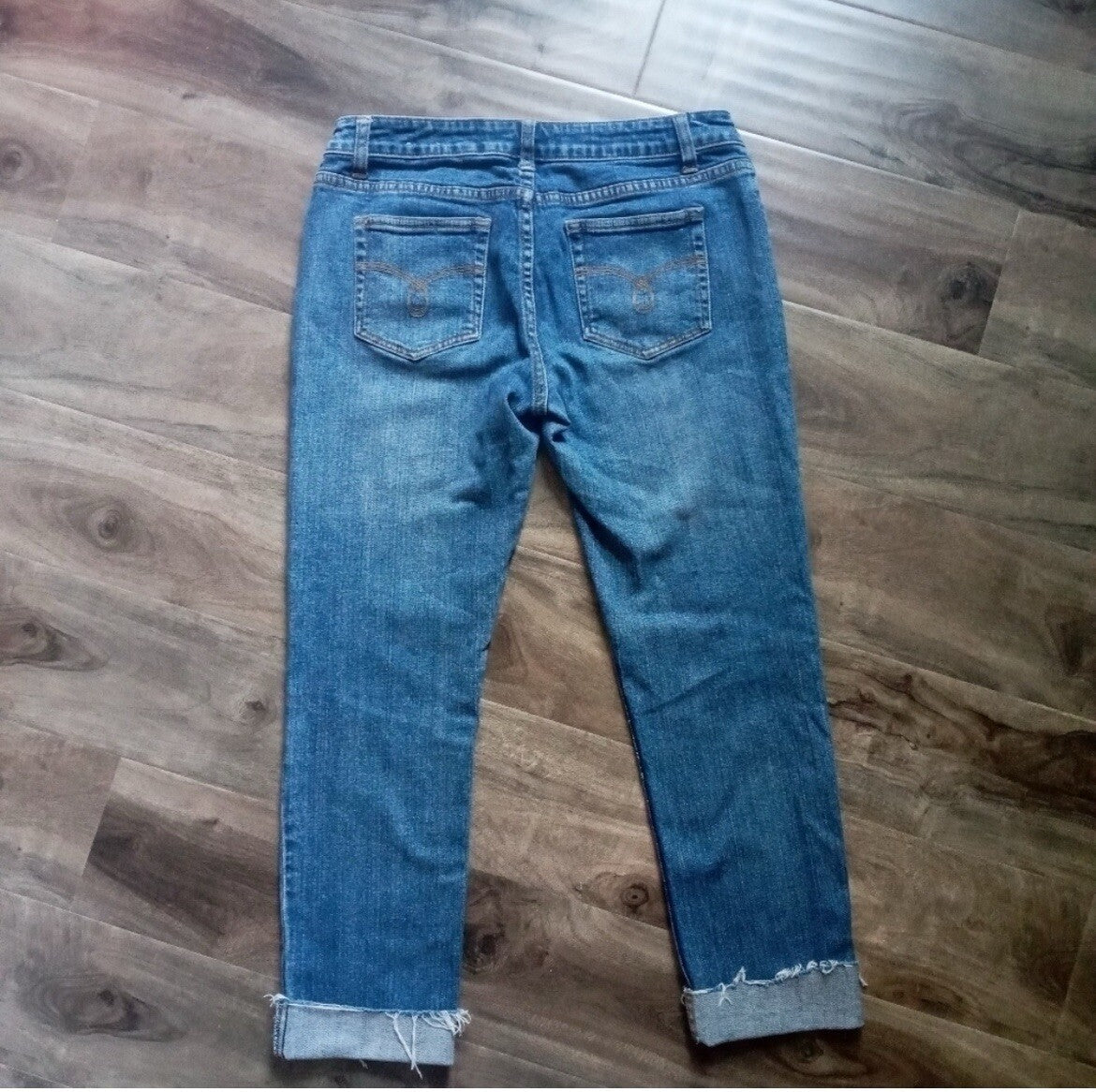 American Rag Skinny Cuffed Crop Jeans Women's Size 5 Casual Denim