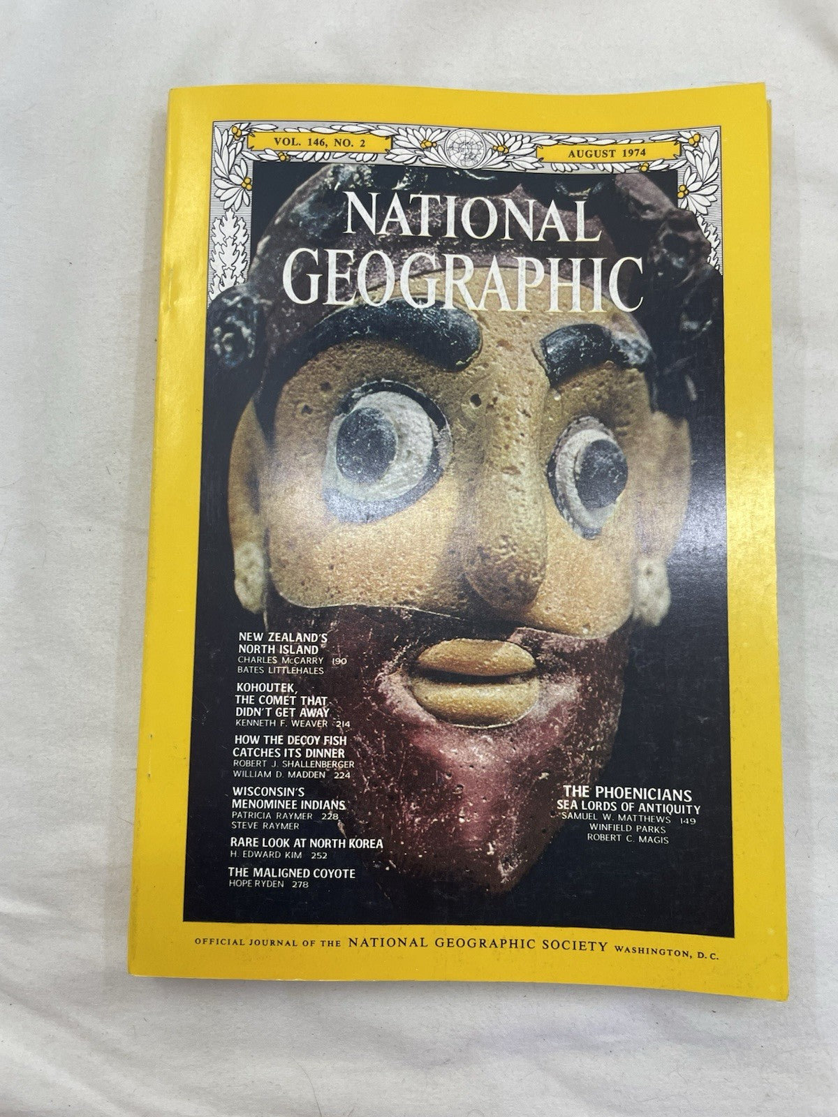 Nat Geo Mags Jul–Dec 1974 Vtg Lot Slipcvr Nature Travel Decor School