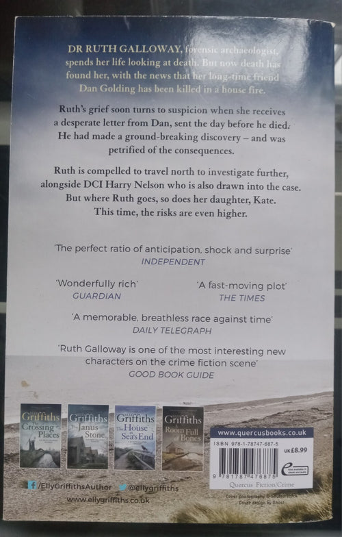 A Dying Fall by Elly Griffiths PB Mystery Thriller Forensic Series