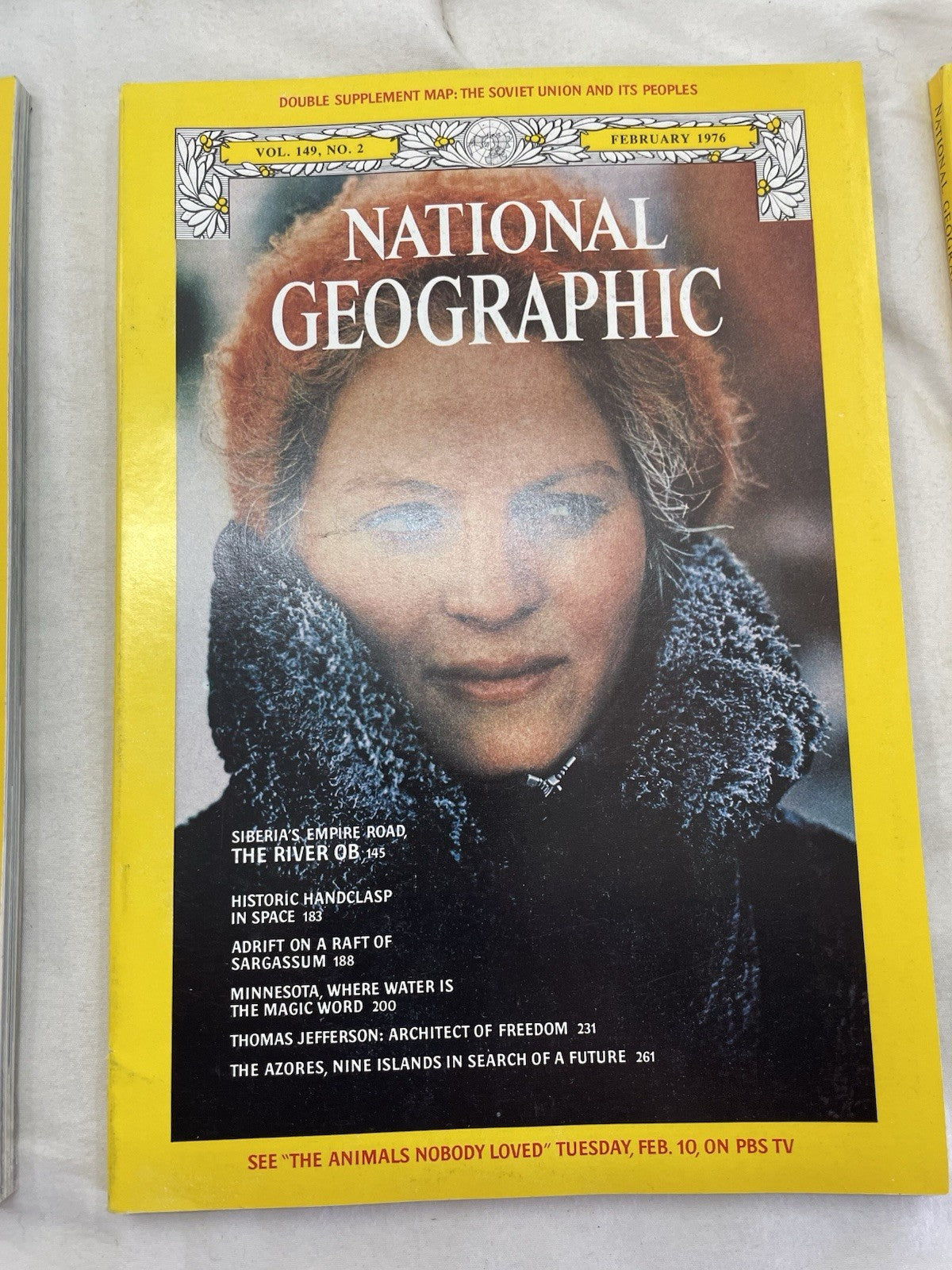 Nat Geo Jan–Jun 1976 Slipcover Set | Science, Nature, Travel Magazine