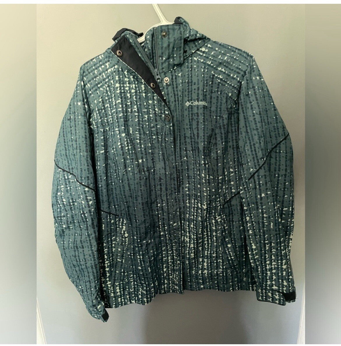 Columbia Bugaboo Blue Winter Jacket Medium Ski Outdoor Waterproof Hooded