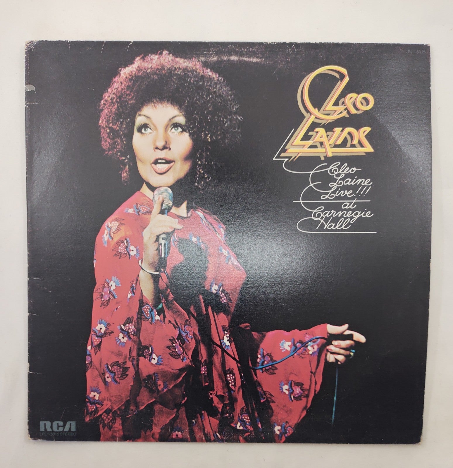 Cleo Laine - Live at Carnegie Hall LP RCA LPL1-5015 Canada Dynaflex 1974