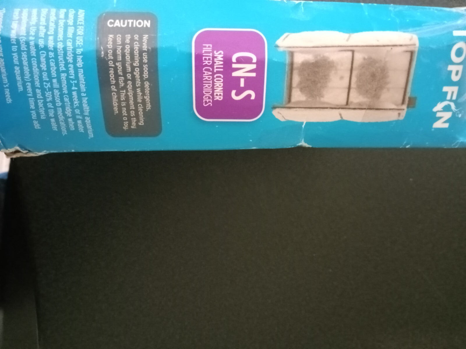 Top Fin CN-L Corner Filter Cartridges – 3-Pack – Activated Carbon Media