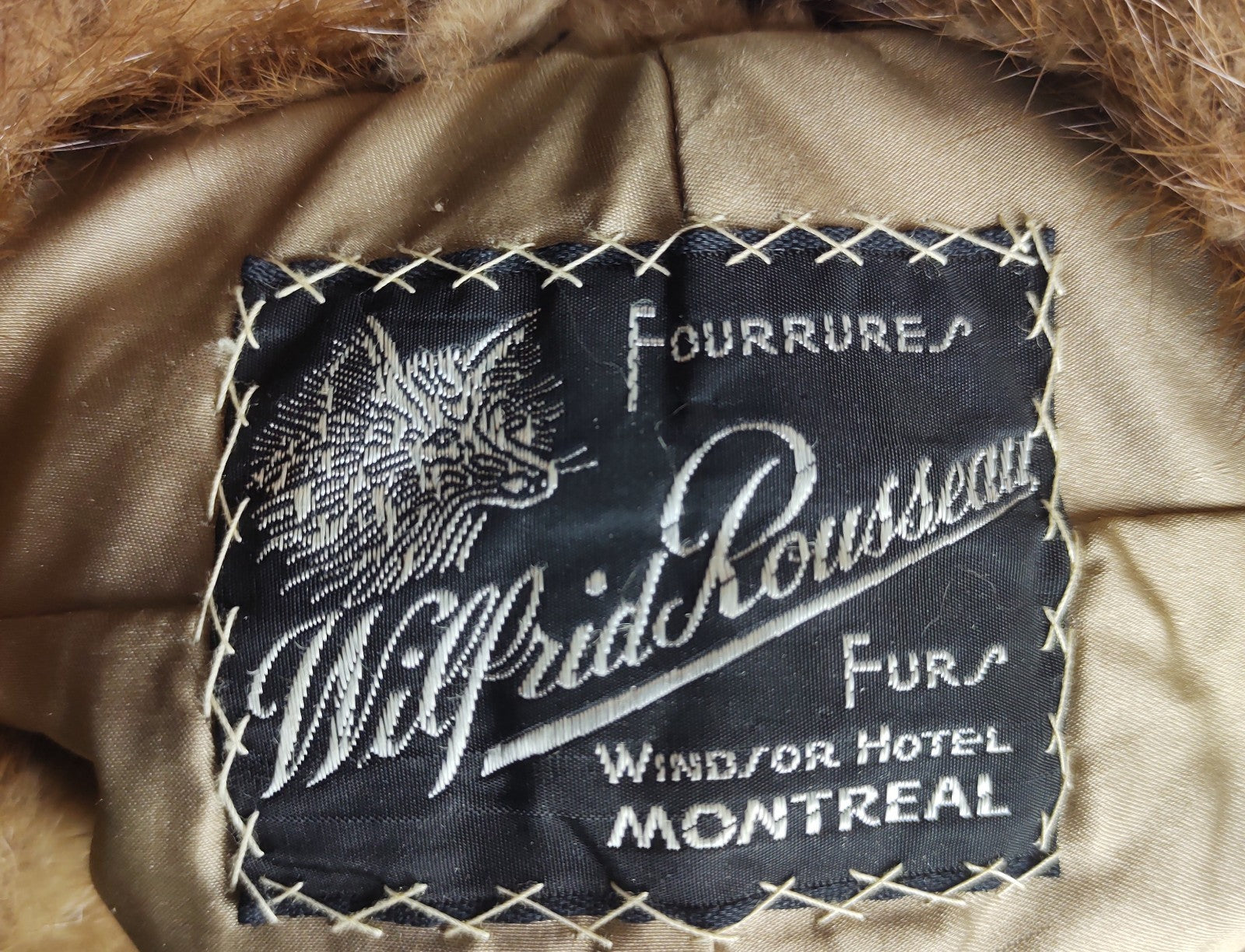 Wilfred Rousseau Montreal Mink Bolero Jacket Vintage Real Fur Cropped Pullover